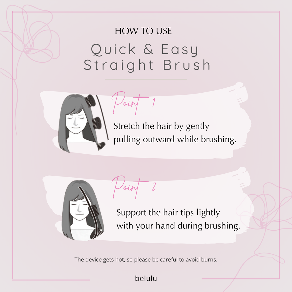 belulu Quick & Easy  Straight Brush