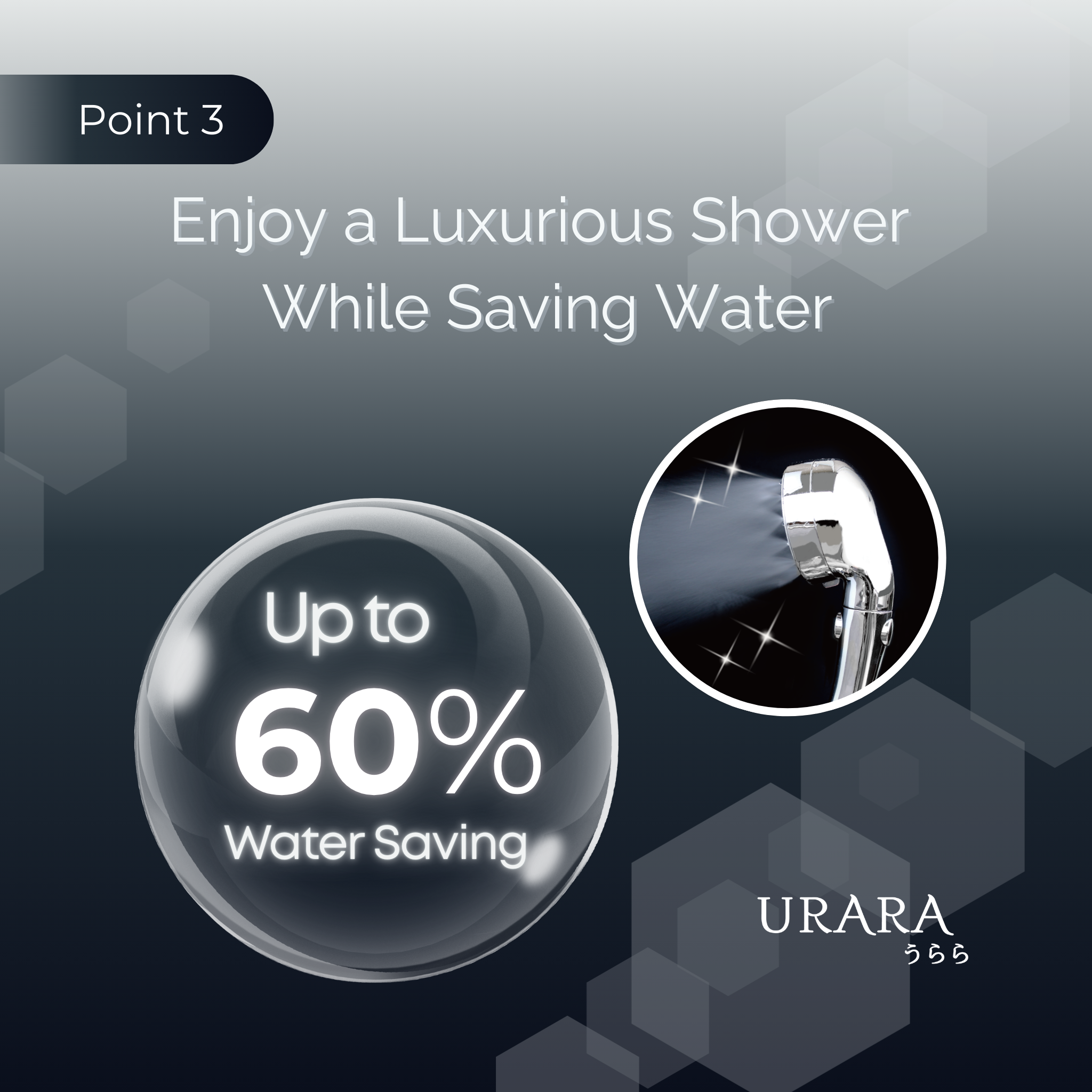 Mist Shower Head URARA
