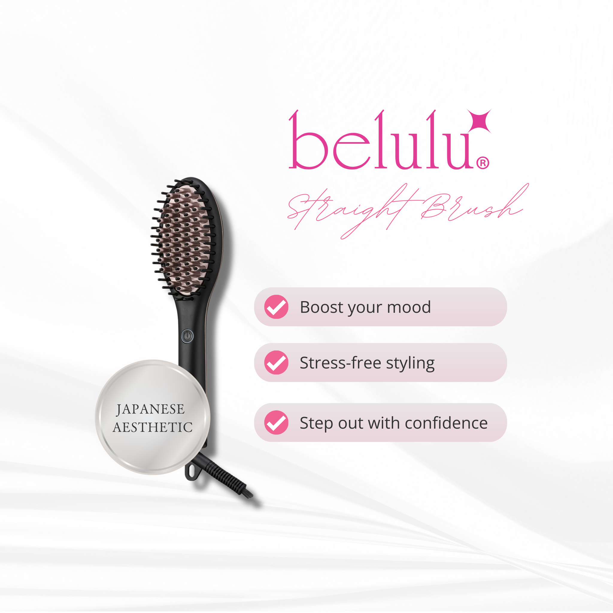 belulu Quick & Easy  Straight Brush